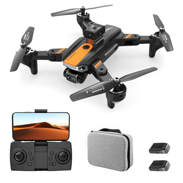 Remote Control Drone with 4K Dual 5GWIFI Obstacle Avoidance Double Optical  Hover Remote Control Qudcopter Follow Me for Adults 