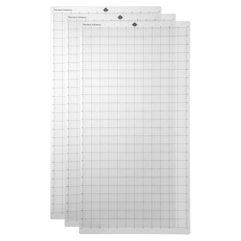 Meterk Replacement Cutting Mat Transparent Adhesive Cricut Mat Mat with Measuring Grid 12x24 Inches for Silhouette Cameo Cricut Explore Plotter