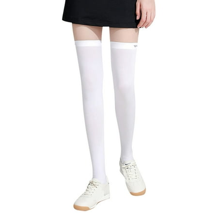 Meterk Sun Sleeves Leg Sleeves UV Protection Open Heel Cooling Sleeves Stockings for Tennis