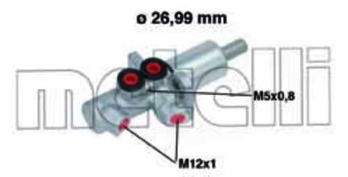 METELLI 05-0733 Brake Master Cylinder