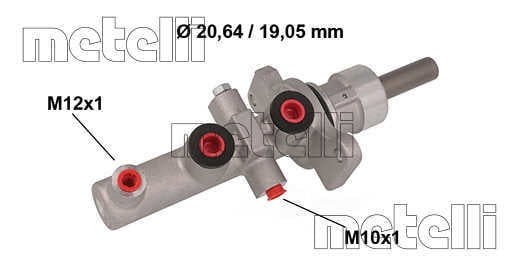 METELLI 05-0857 Brake Master Cylinder