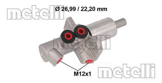 METELLI 05-0877 Brake Master Cylinder