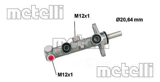 METELLI 05-1124 Brake Master Cylinder