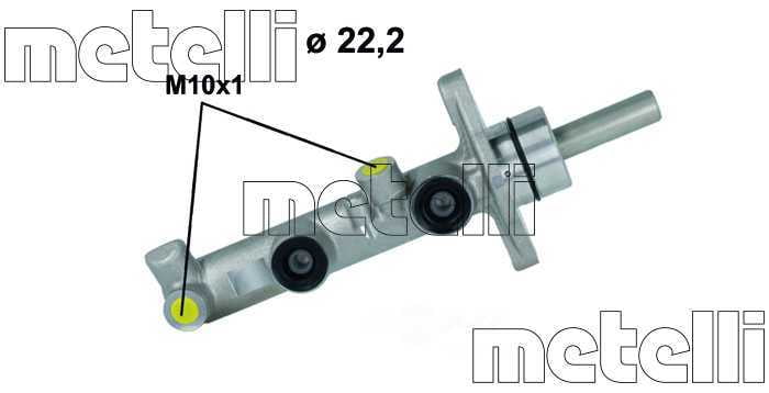 METELLI 05-1126 Brake Master Cylinder