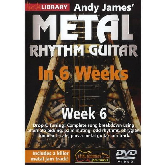 Methal Rhythm Guitar in 6 Weeks 6 (DVD), Hal Leonard (Generic, Special Interests