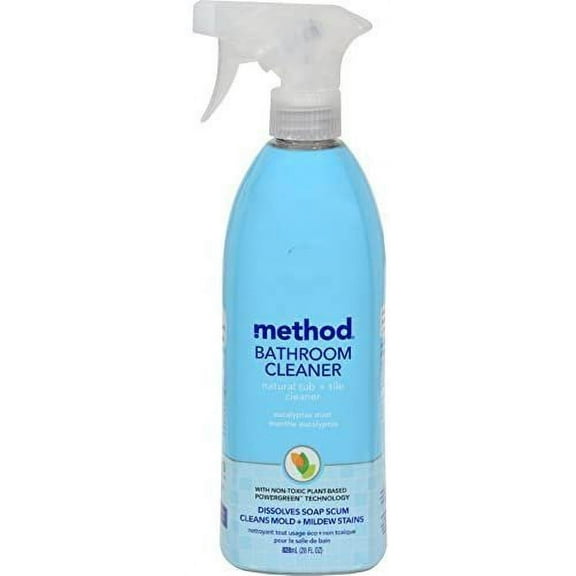Method 00008 28 Oz Eucalyptus Bathroom Cleaner Pack of 40