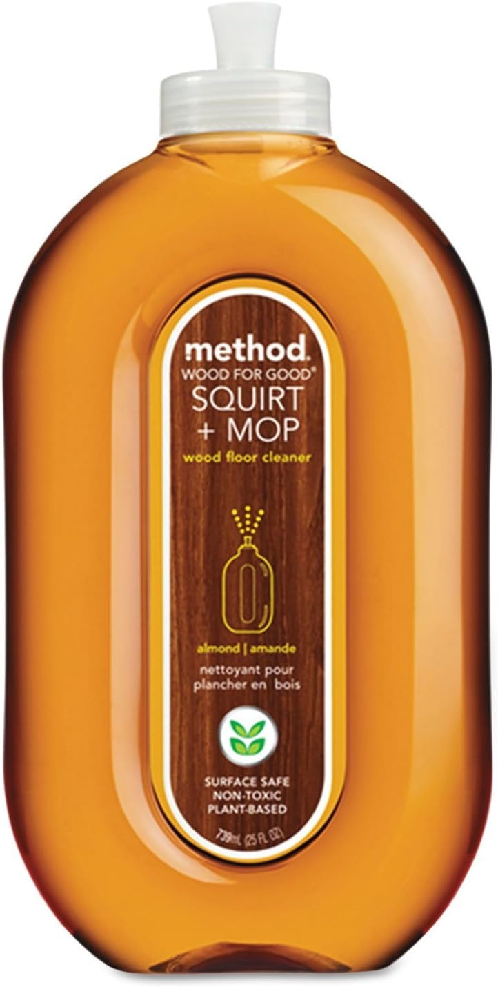 Method 00562CT Squirt + Mop Wood Floor Cleaner, Almond Scent, 25 oz ...