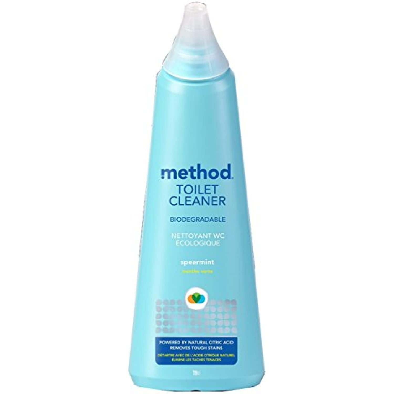 Method 01221 Antibacterial Toilet Cleaner, Spearmint, 24 Oz Bottle