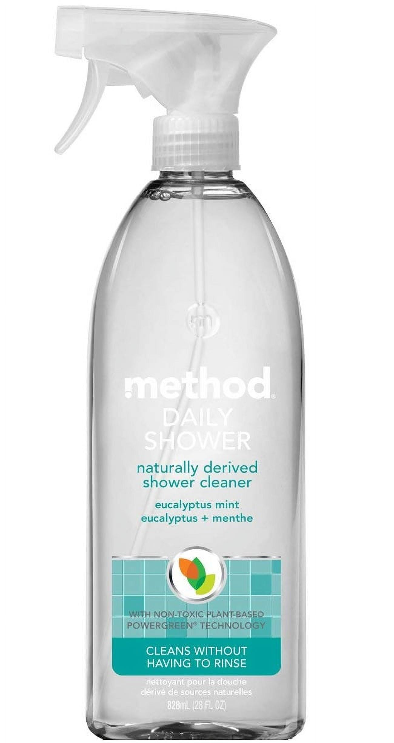 Method Eucalyptus Mint Cleaning Products Bathroom Cleaner Tub + Tile Spray  Bottle - 28 Fl Oz : Target