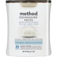 thumbnail image 1 of 30-pack Method Free & Clear Dishwasher Detergent Pods - Concentrated, Fresh Scent - 30 Pack, 17.2 oz — Construction & DIY Use, Standard Hardware Spec, 1 of 1