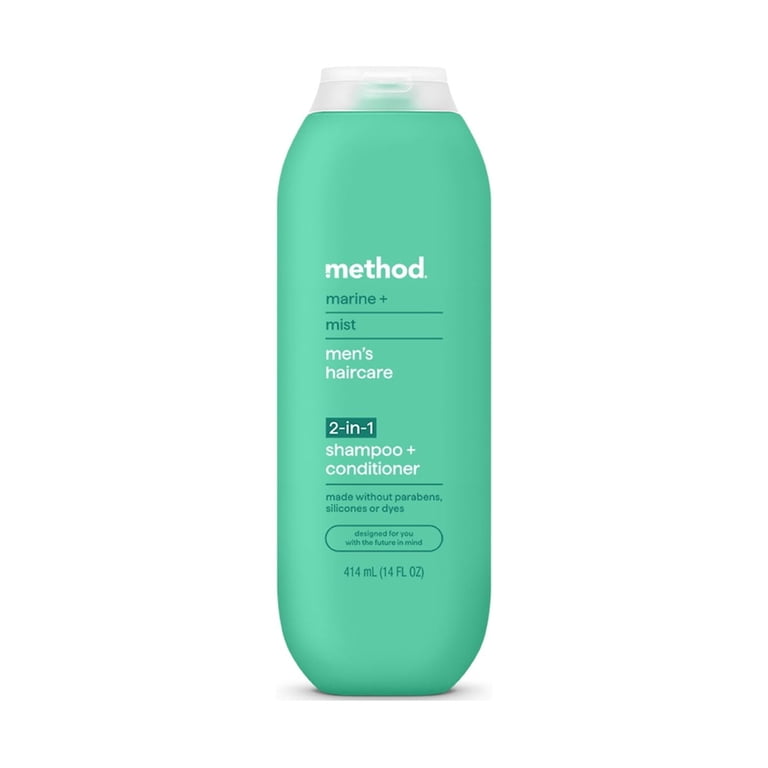 Method 2in1 Shampoo + Conditioner, Marine + Mist, 14oz - Walmart.com