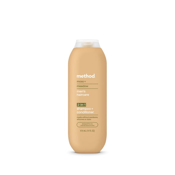 Method 2in1 Shampoo + Conditioner, Moss + Meadow, 14 oz