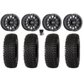thumbnail image 1 of Method 401 Bdlk 14" Wheels Bk 4+3 30" Roctane ST Tires Can-Am Commander Maverick Renegade Outlander Defender, 1 of 4