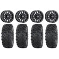 thumbnail image 1 of Method 401 Bdlk 14" Wheels Bk 4+3 30" Roctane T4 Tires Can-Am Commander Maverick Renegade Outlander Defender, 1 of 4