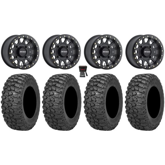 Method 401 Bdlk 14" Wheels Bk 5+2 28" Trail Saw 2.0 Tires Sportsman RZR Ranger