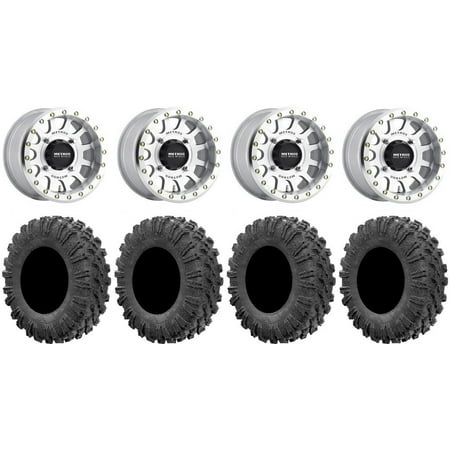 Method 401 Bdlk 14" Wheels Mh 5+2 32" MotoRavage Tires Sportsman RZR Ranger