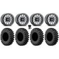 thumbnail image 1 of Method 401 Bdlk 14" Wheels Ti 4+3 28" MotoRavage XL Tires Sportsman RZR Ranger, 1 of 4