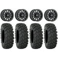 thumbnail image 1 of Method 401 Bdlk 15" Wheels Bk 4+3 37" XTR370 Tires Sportsman RZR Ranger, 1 of 4
