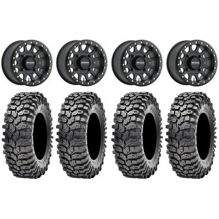 Method 401 Bdlk 15" Wheels Bk 5+1 32" Roxxzilla 396 Tires Sportsman RZR Ranger