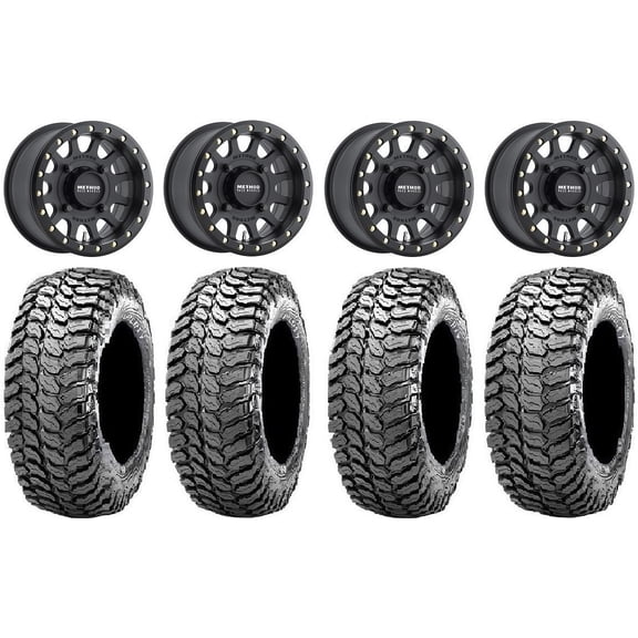 Method 401 Bdlk 15" Wheels Bk 5+2 29" Liberty Tires Polaris RZR XP 1000 / PRO XP / Ranger XP 900/1000
