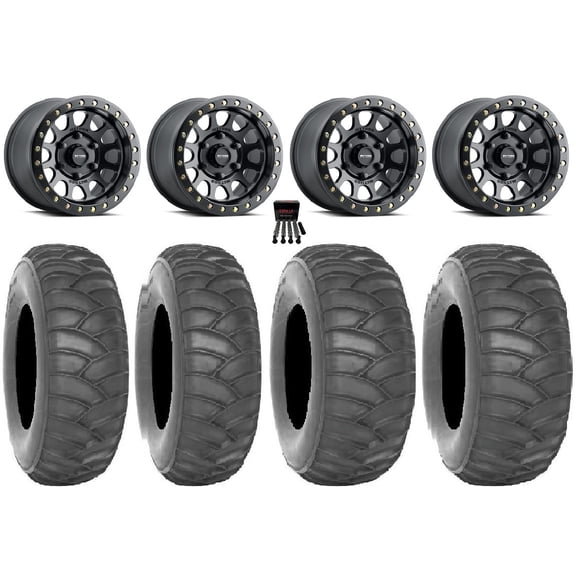 Method 401 Bdlk 15" Wheels Bk (5+2/6+4) 33" SS360/HP Tires Can-Am Maverick R