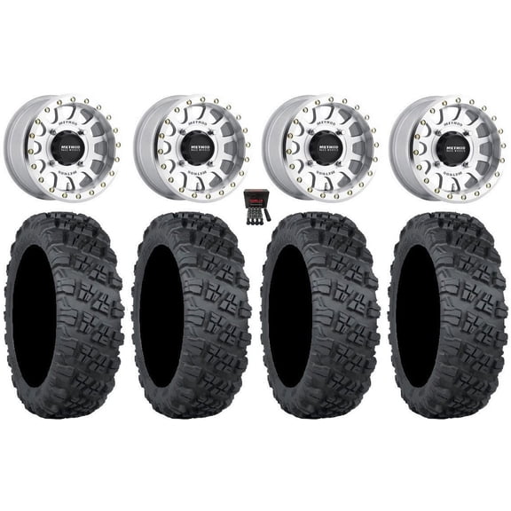 Method 401 Bdlk 15" Wheels Mh 4+3 32" Versa Cross V3 Tires SportsmanRZRRanger