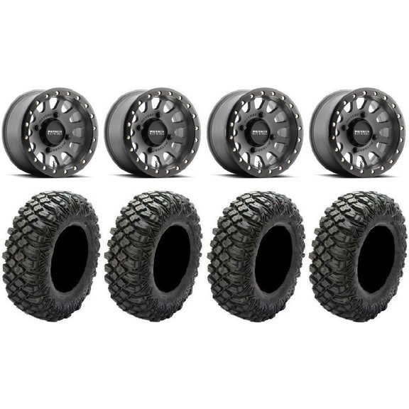 Method 401 Bdlk 15" Wheels Ti 32" Crawler XG Tires Sportsman RZR Ranger