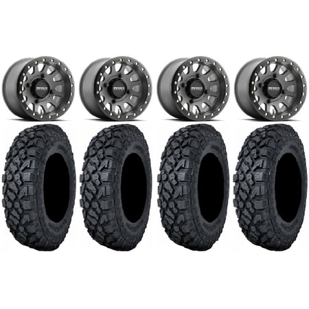 Method 401 Bdlk 15" Wheels Ti 32" Klever X/T Tires Sportsman RZR Ranger