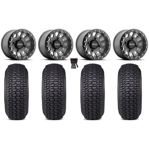 Method 401 Bdlk 15" Wheels Ti 32" Regulator 2 Tires Sportsman RZR Ranger