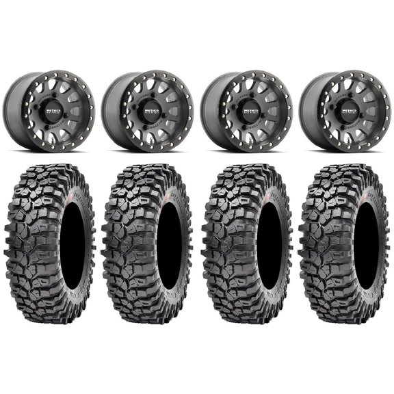 Method 401 Bdlk 15" Wheels Ti 32" Roxxzilla 396 Tires Polaris RZR XP 1000 / PRO XP / Ranger XP 900/1000
