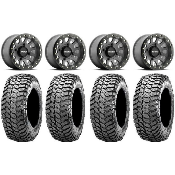 Method 401 Bdlk 15" Wheels Ti 5+2 32" Liberty Tires Can-Am Commander Maverick Renegade Outlander Defender