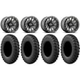 thumbnail image 1 of Method 401 Bdlk 15" Wheels Ti 5+2 32" MotoRally Tires Sportsman RZR Ranger, 1 of 4