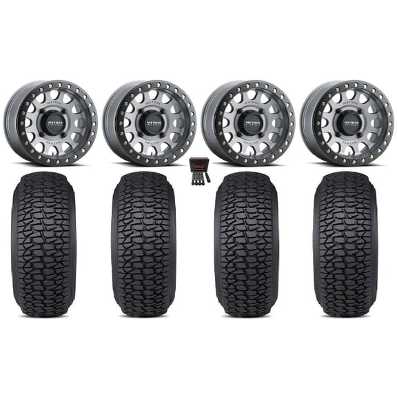 Method 401 Bdlk 15x6 Wheels Ti 33" Regulator 2 Tires Polaris RZR XP 1000 / PRO XP / Ranger XP 900/1000