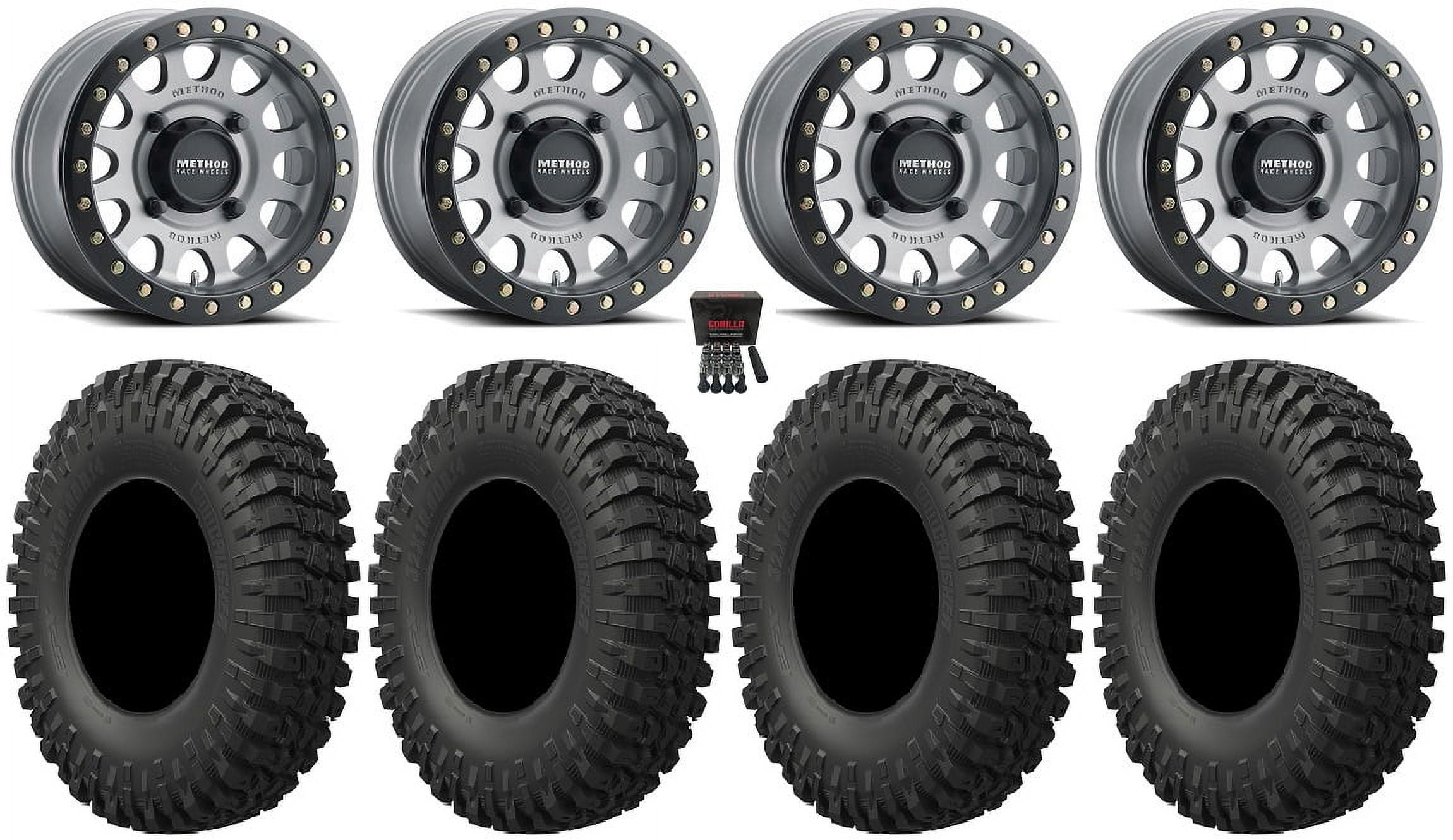 37 Inch Tires Methods Method 401 Bdlk 15x6 Wheels Ti 37