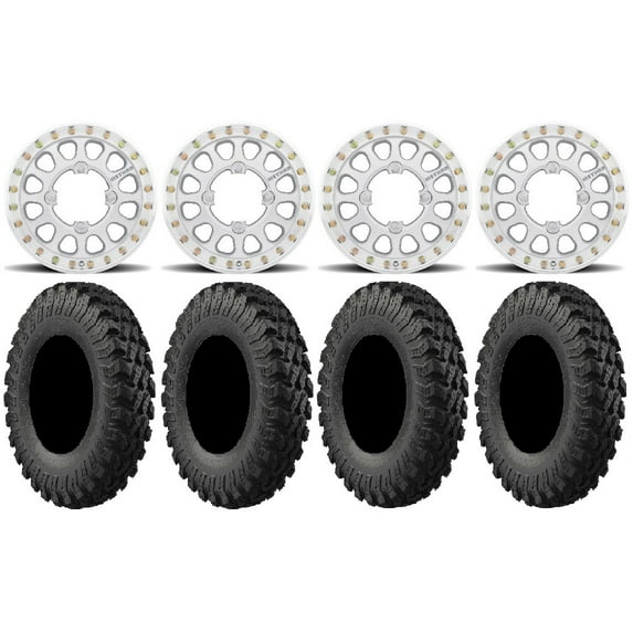 Method 401-R Beadlock Raw Wheels 33" MotoRally Tires Polaris RZR XP 1000 / PRO XP / Ranger XP 900/1000