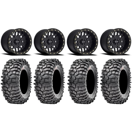 Method 406 Beadlock 15" Wheels Black 35" Roxxzilla Tires Sportsman RZR Ranger
