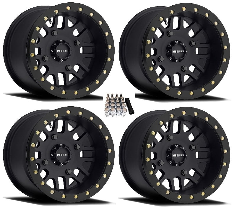 Method 406 Beadlock UTV/UTV Wheels/Rims Black 14
