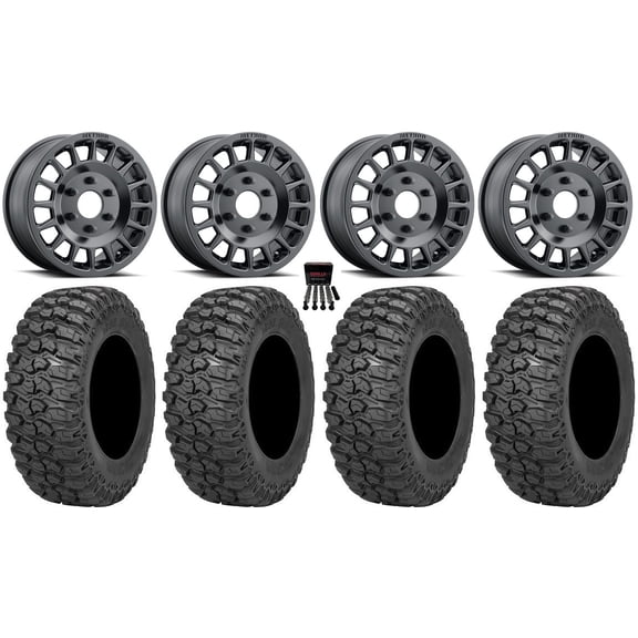 Method 407 15" Wheel Black 30" Trail Saw 2.0 Tires Can-Am Maverick R