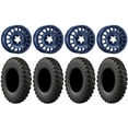thumbnail image 1 of Method 407 15" Wheels Bahia Blue 35" MotoRally Tires Polaris RZR Turbo R & Pro R Ranger 1500 Xpedition, 1 of 4