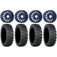 thumbnail image 1 of Method 407 15" Wheels Blue 33" Versa Cross V3 Tires Polaris RZR Turbo R & Pro R Ranger 1500 Xpedition, 1 of 4