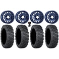 thumbnail image 1 of Method 407 15" Wheels Blue 35" Versa Cross V3 Tires Polaris RZR Turbo R & Pro R Ranger 1500 Xpedition, 1 of 4