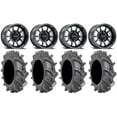 thumbnail image 1 of Method 409 14" Black (4+3) Wheels 28" BKT AT 171 Tires Sportsman RZR Ranger, 1 of 4