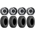 thumbnail image 1 of Method 409 14" Black (4+3) Wheels 28" Coyote Tires Sportsman 550 850 1000, 1 of 4