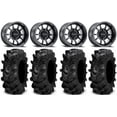 thumbnail image 1 of Method 409 14" Black (4+3) Wheels 30" Cryptid Tires Sportsman RZR Ranger, 1 of 4