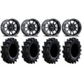 thumbnail image 1 of Method 409 14" Black (4+3) Wheels 32" Intimidator Tires Sportsman RZR Ranger, 1 of 4