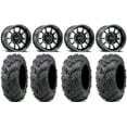 thumbnail image 1 of Method 409 14" Black (5+2) Wheels 26" Zilla Tires Kawasaki Mule Pro FXT, 1 of 4