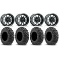 thumbnail image 1 of Method 409 14" Black (5+2) Wheels 28" MotoVator Tires Sportsman RZR Ranger, 1 of 4
