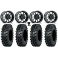 thumbnail image 1 of Method 409 14" Wheels Black (4+3) 27" MT911 Tires Sportsman RZR Ranger, 1 of 4