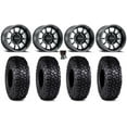 thumbnail image 1 of Method 409 14" Wheels Black (4+3) 30" Intersect Tires Sportsman RZR Ranger, 1 of 4