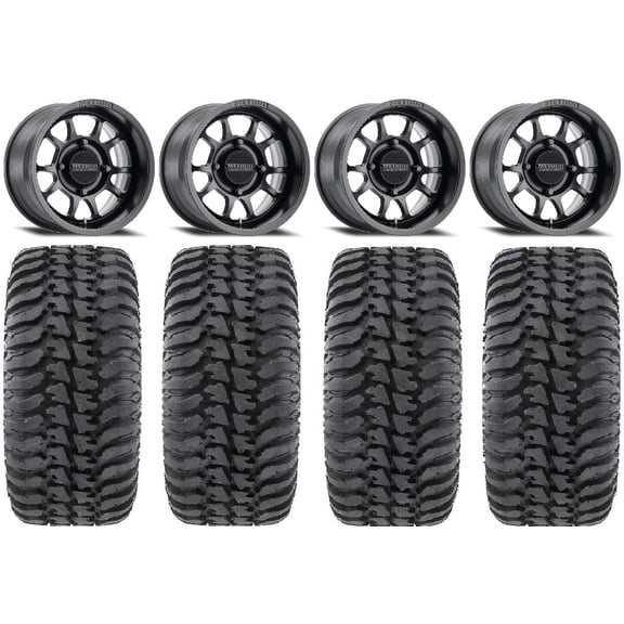 Method 409 15" Black (4+3) Wheels 30" Regulator Tires Sportsman RZR Ranger
